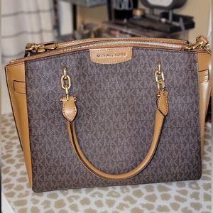 Michael Kors Brown Rochelle Satchel